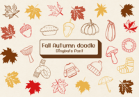 Fall Autumn Doodle Font - Featured Image