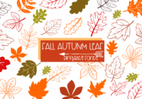 Fall Autumn Leaf Font - Featured Image
