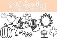 Fall Doodles Font - Featured Image