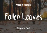Fallen Leaves Font - Featured Image
