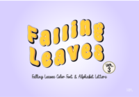 Falling Leaves Yellow Font - Featured Image