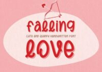 Falling Love Font - Featured Image