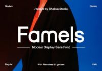 Famels Font - Featured Image