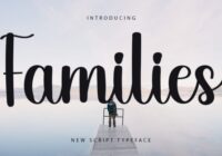 Families Font - Featured Image