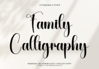 Family Calligraphy Font - Featured Image
