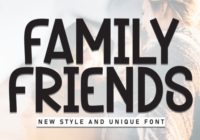 Family Friends Font - Featured Image
