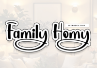 Family Homy Font - Featured Image