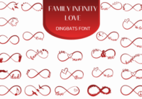 Family Infinity Love Font - Featured Image