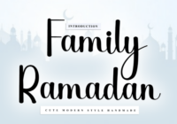 Family Ramadan Font - Featured Image