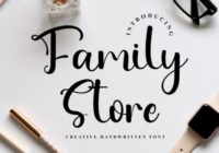 Family Store Font - Featured Image