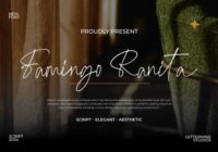 Famingo Ranita Font - Featured Image