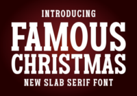 Famous Christmas Font - Featured Image