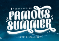 Famous Summer Font - Featured Image