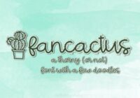 Fancactus Font - Featured Image