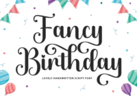Fancy Birthday Font - Featured Image