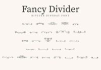 Fancy Divider Font - Featured Image