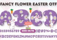 Fancy Flower Easter Font - Featured Image