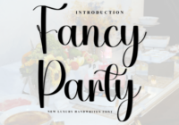 Fancy Party Font - Featured Image