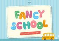 Fancy School Font - Featured Image