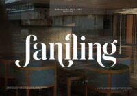 Faniling Font - Featured Image