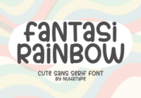 Fantasi Rainbow Font - Featured Image