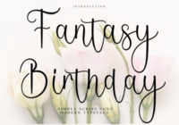 Fantasy Birthday Font - Featured Image