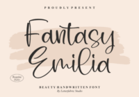 Fantasy Emilia Font - Featured Image