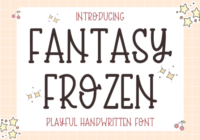 Fantasy Frozen Font - Featured Image