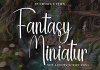 Fantasy Miniatur Font - Featured Image