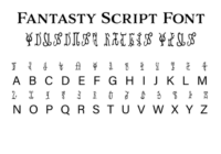 Fantasy Script 15 Font - Featured Image