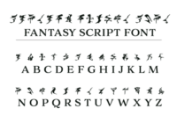 Fantasy Script 16 Font - Featured Image