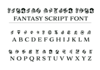 Fantasy Script 18 Font - Featured Image