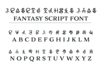 Fantasy Script 19 Font - Featured Image