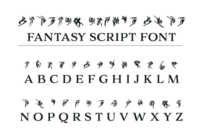 Fantasy Script 23 Font - Featured Image