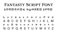 Fantasy Script 5 Font - Featured Image