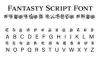 Fantasy Script 7 Font - Featured Image