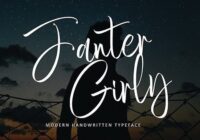 Fanter Girly Font - Featured Image
