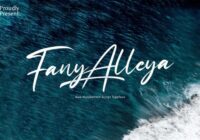 Fany Alleya Font - Featured Image