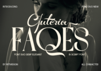 Faqes Yuteria Duo Font - Featured Image
