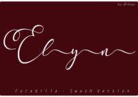 Faradilla Script Font - Featured Image