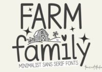 Farm Family Bundle Font - Featured Image