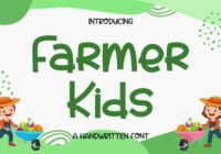 Farmer Kids Font - Featured Image