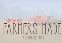 Farmers Made Font - Featured Image