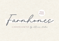 Farmhomes Font - Featured Image