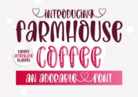 Farmhous Coffee Font - Featured Image