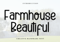 Farmhouse Beautiful Font - Featured Image