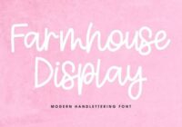 Farmhouse Display Font - Featured Image