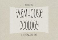 Farmhouse Ecology Font - Featured Image