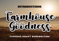 Farmhouse Goodness Font - Featured Image