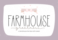 Farmhouse Greatness Font - Featured Image